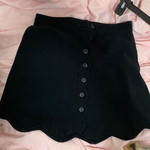 freesty revolution pencil skirt with flowy outline (black)